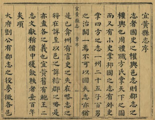 《康熙宜黄县志》8卷 清尤稚章修 欧阳斗照纂PDF高清电子版影印本下载