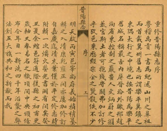 山西省晋中市《民国昔阳县志》6卷 皇甫振清修 李光宇纂PDF高清电子版影印本下载