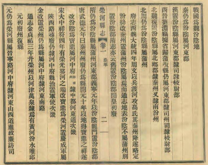 山西省运城市万荣县《民国荣河县志》24卷 张柳星 范茂松修 郭廷瑞纂PDF高清电子版影印本下载