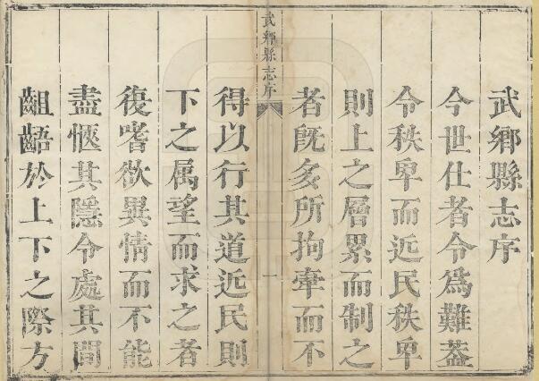 山西省长治市《康熙武乡县志》6卷 清高鉷纂修PDF高清电子版影印本下载