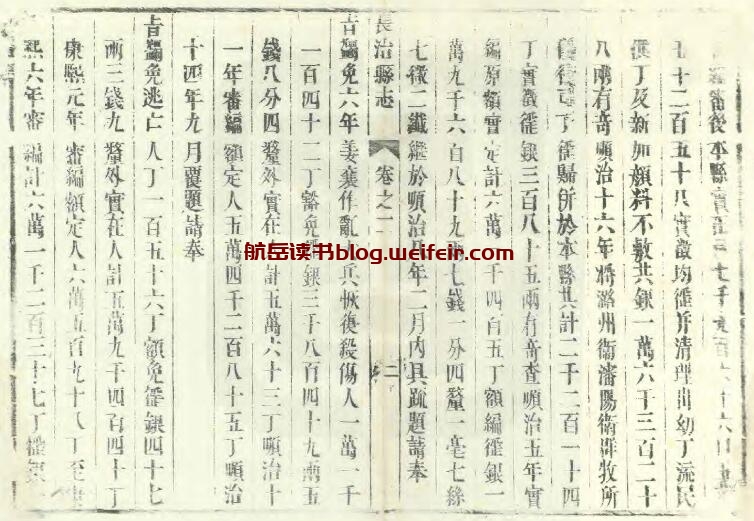 山西省长治市《康熙长治县志》8卷 清姜愃修 于公胤纂PDF高清电子版影印本下载