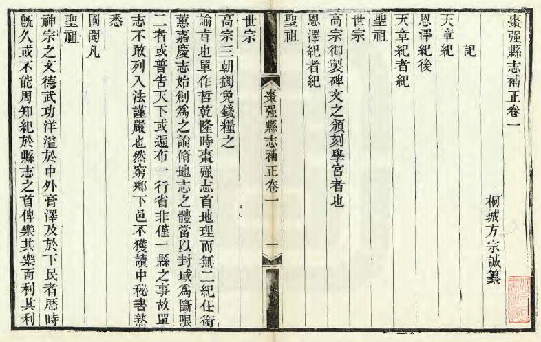 河北省衡水市《同治枣强县志补正》5卷 清 方宗诚纂修PDF高清电子版下载