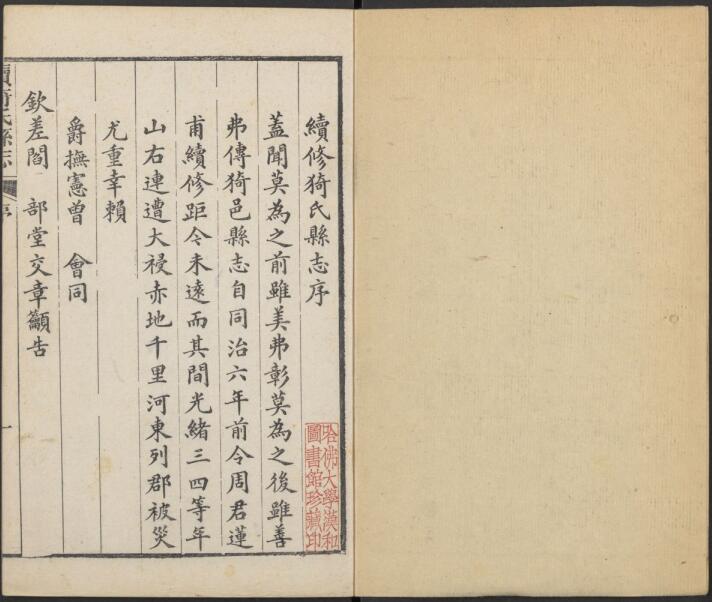 山西省运城市临猗县《光绪续猗氏县志》4卷 清徐浩 俞汝寅修 潘龙梦纂PDF高清电子版影印本下载