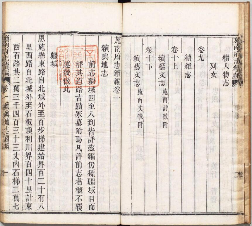 《光绪施南府志续编 》10卷 清王庭桢 李谦修 雷春沼 尹寿衡纂PDF电子版地方志下载
