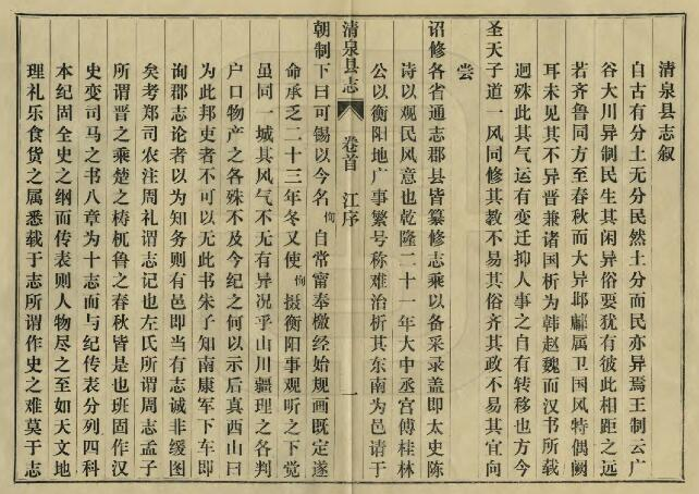 清泉县志[清乾隆铅印本]三十六卷 江恂修 江昱纂PDF电子版下载