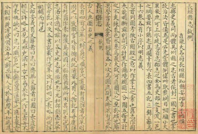 《嘉庆长垣县志》十六卷 李于垣修 杨元锡纂PDF电子版下载