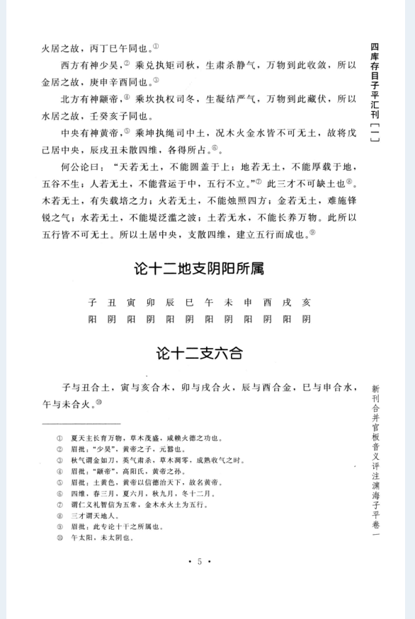 四库存目子平汇刊（全8册）PDF 电子版