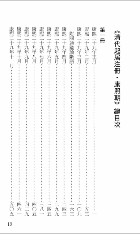 清代起居注册(康熙朝)(两岸合作 54册全)pdf百度网盘下载 中华书局 , 2009.09
