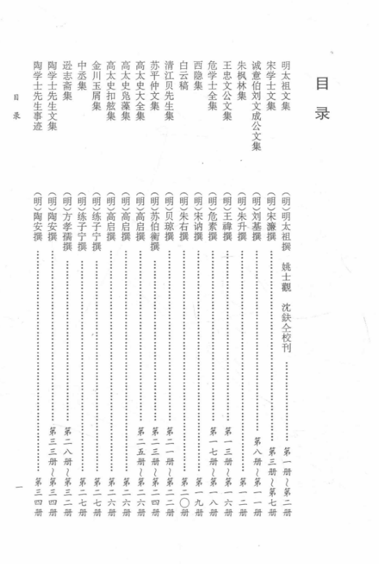明代基本史料丛刊·文集卷（第一辑 全75册）PDF电子版 百度网盘下载
