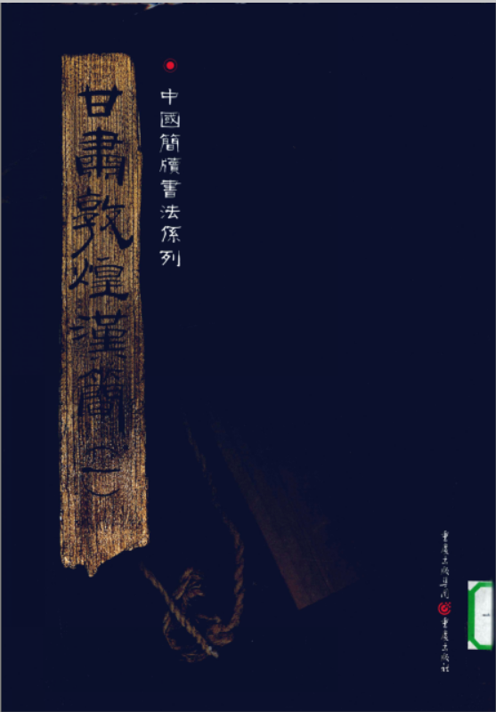 中国简牍书法系列 全套 8开共21本(包括第一辑11册,第二辑10册,一版一印3千册,铜版彩色)高清电子版